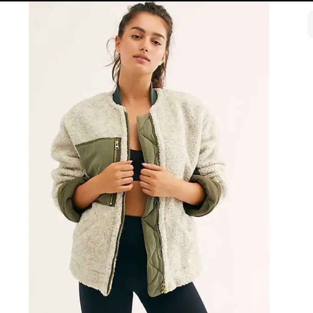 Free People Women's We The Free Rivington Sherpa Jacket